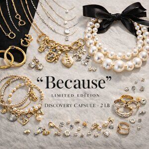 "Because" Limited Edition Discovery Capsule • Wearable-First Chaos-Glam Drop V1